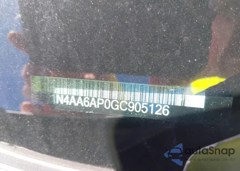 2016 Nissan Maxima 3.5 S z USA, uszkodzony, nr VIN 1N4AA6AP0GC905126